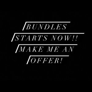 BUNDLES STARTS NOW!